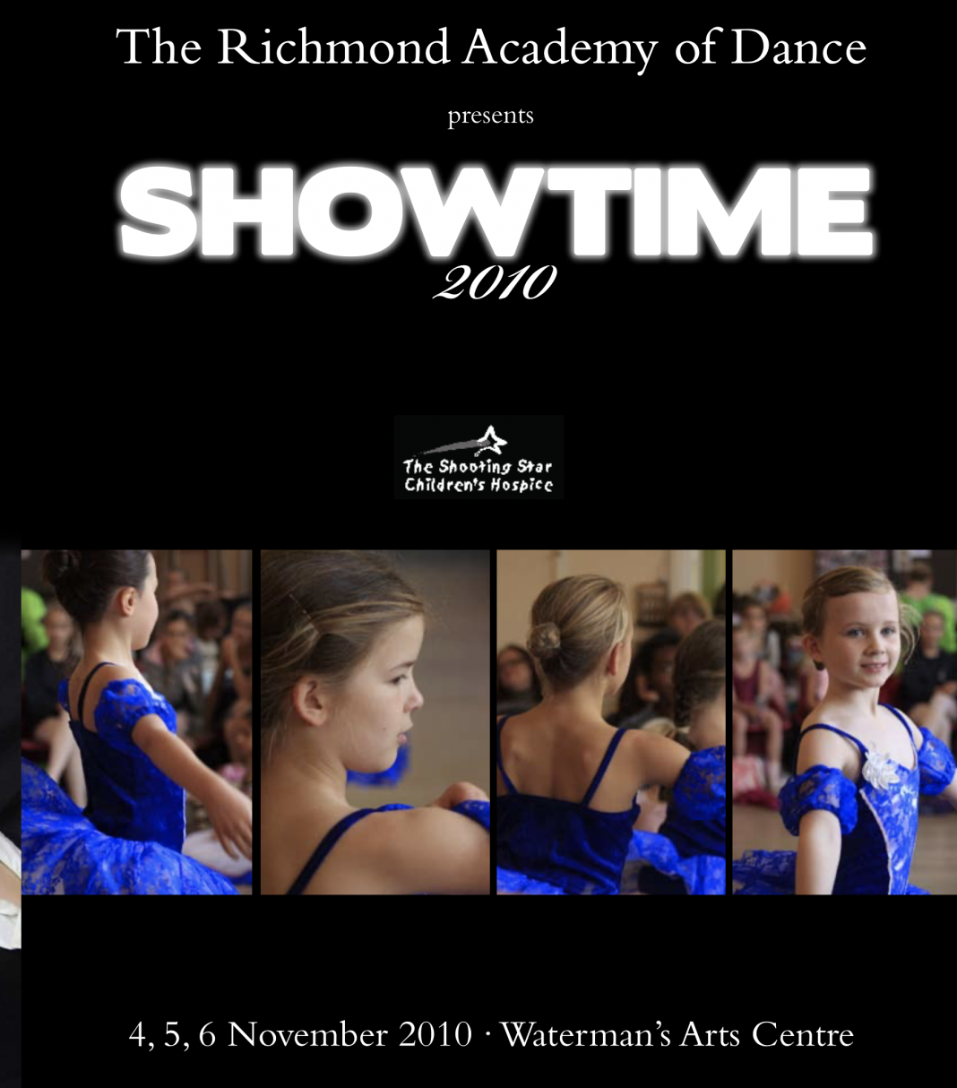 Showtime 2010 dance academy programme